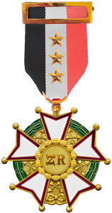 Medalla Orden Zona Roja 1era Clase