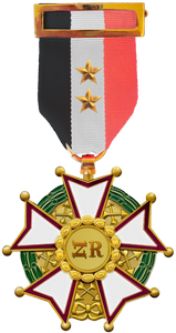 Medalla Orden Zona Roja 2da Clase